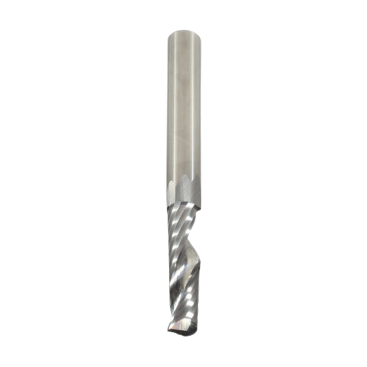 Hw integral tungsten carbide helical router bits chamfered head z1 for plexiglass helix 25 grades