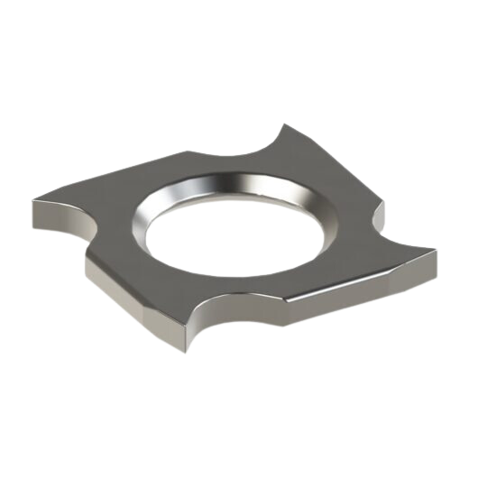 Hw (integral tungsten carbide) inserts for grooving cutters