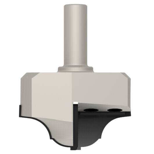 Profiled cnc router cutters with orizontal insert position